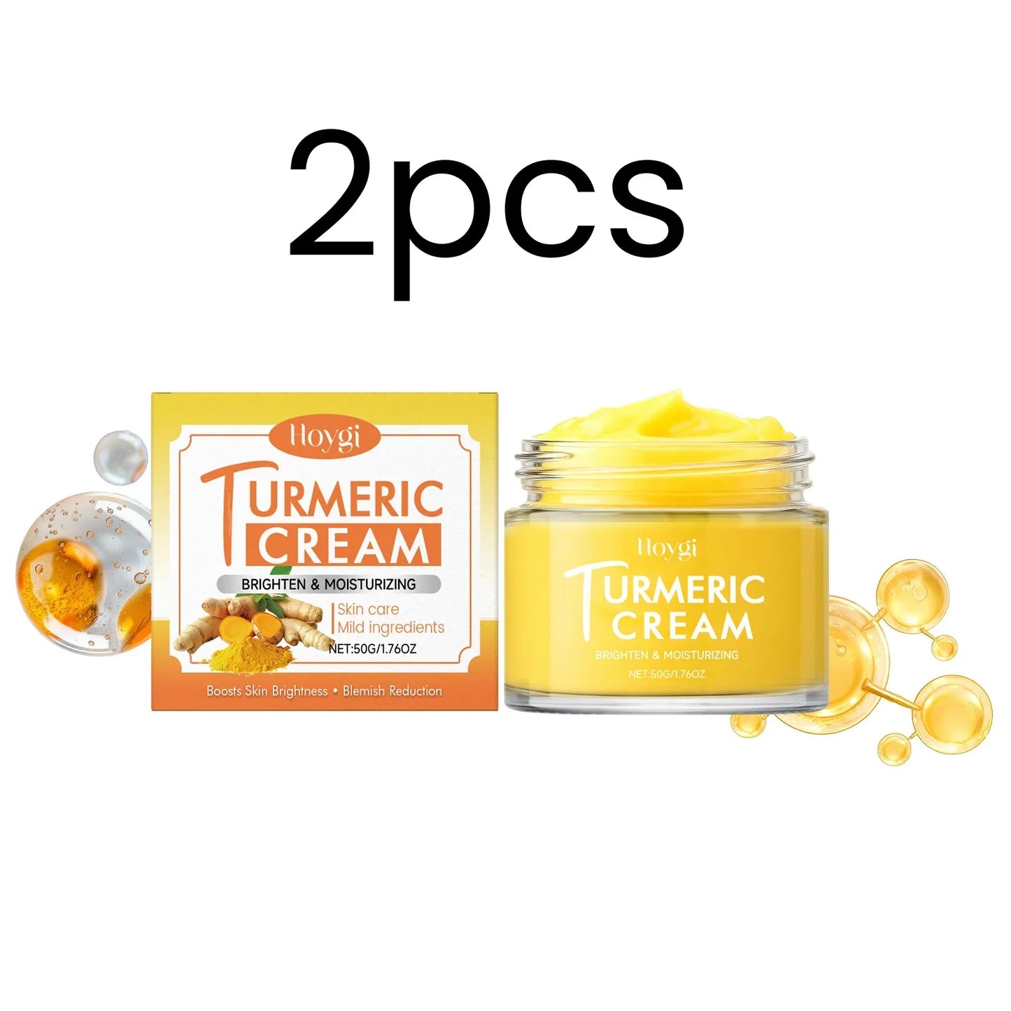 Hoygi Turmeric Face Moisturizer – Brightening Cream 50g