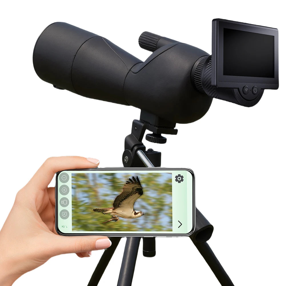 WiFi 1080P Digital Telescope Eyepiece with 4.3" IPS Screen Telescope Accessories Peaceful Pleasures Health and Wellness france