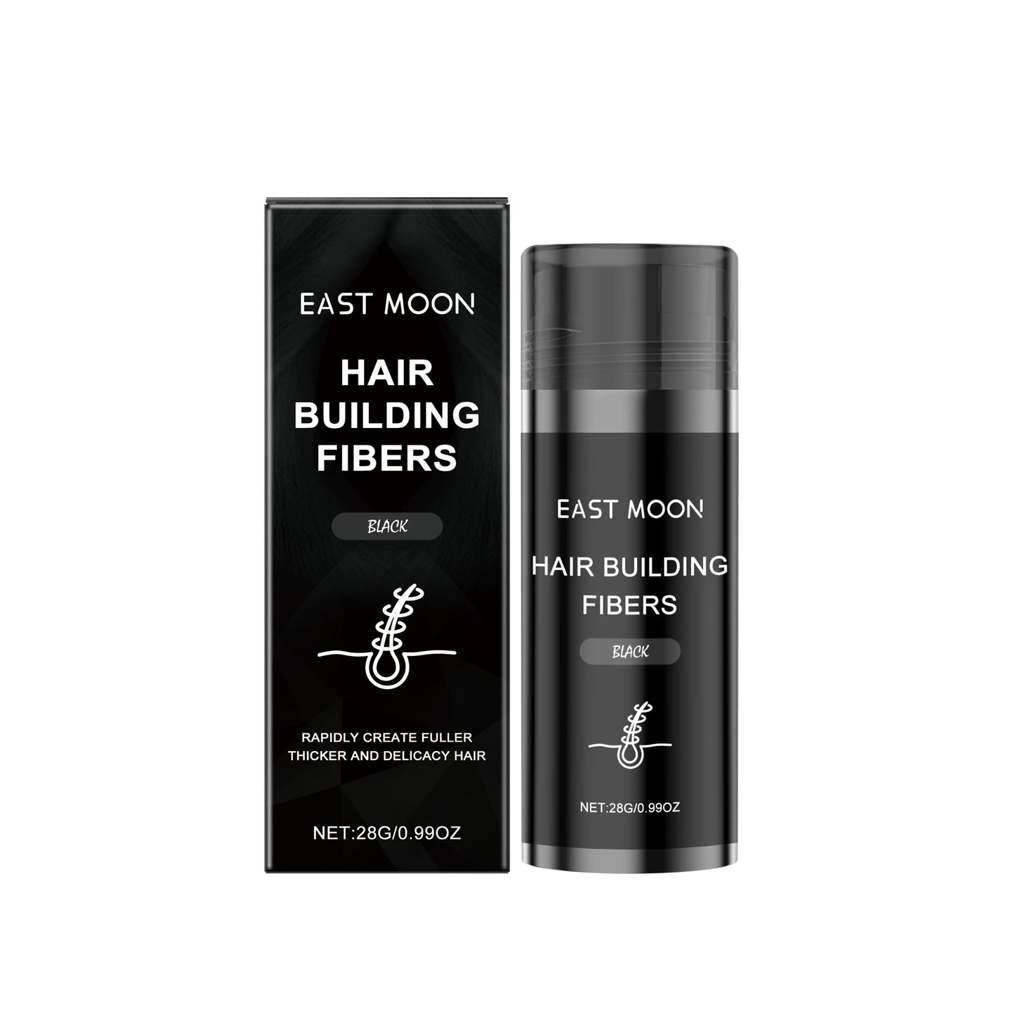 Vitamin E Hair Building Fibers Powder | Thinning Hair Cover
