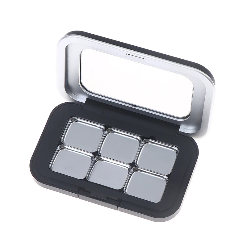 DIY Magnetic Empty Makeup Palette with Mirror – 1–8 Grids