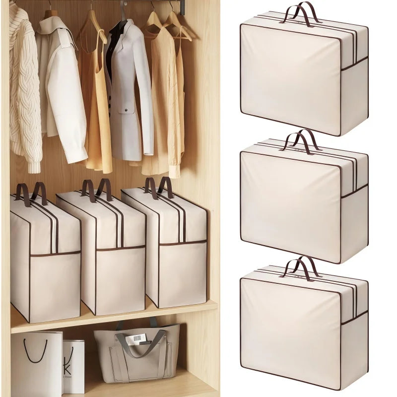 Extra Large Moving Bags | Heavy-Duty Storage Tote with Zipper