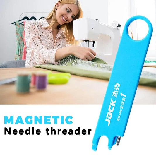 Multi-function Needle Threader Magnetic Absorption Nano-scale Magnifying Glass Sewing Anti-puncture Hand Tool Needle Accessories Peaceful Pleasures Health and Wellness