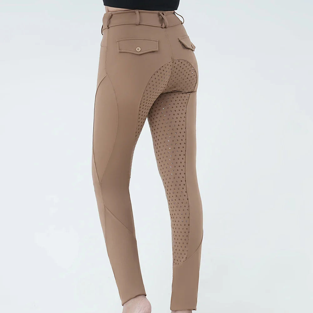 Women's Full-Seat Equestrian Breeches & Horse Riding Tights