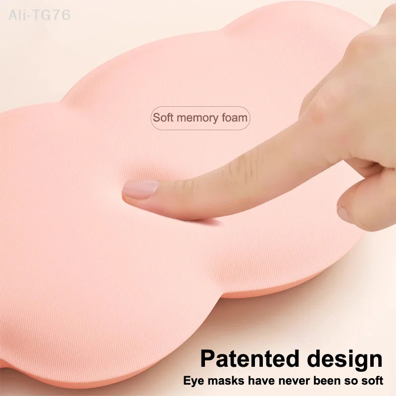 3D Sleep Mask – Memory Foam Blackout Eye Mask for Travel