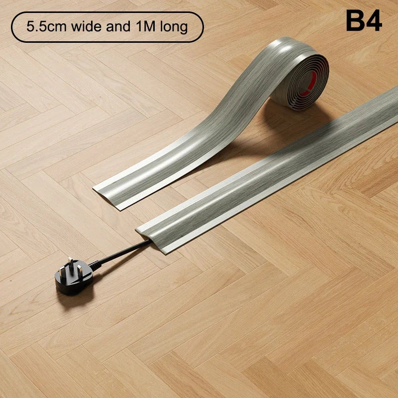 Soft PVC Floor Cord Cover | Cable Hider Wire Protector Floor Cable Hider Peaceful Pleasures Health and Wellness A13