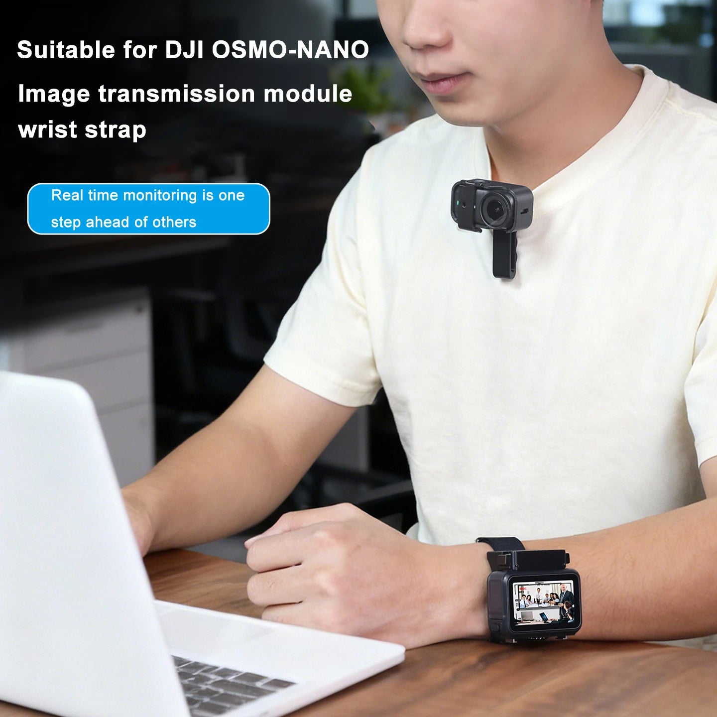 Suitable For DJI Osmo Nano Thumb Camera Image Multifunctional Vision Dock Wristband Expansion Protection Accessories Peaceful Pleasures Health and Wellness