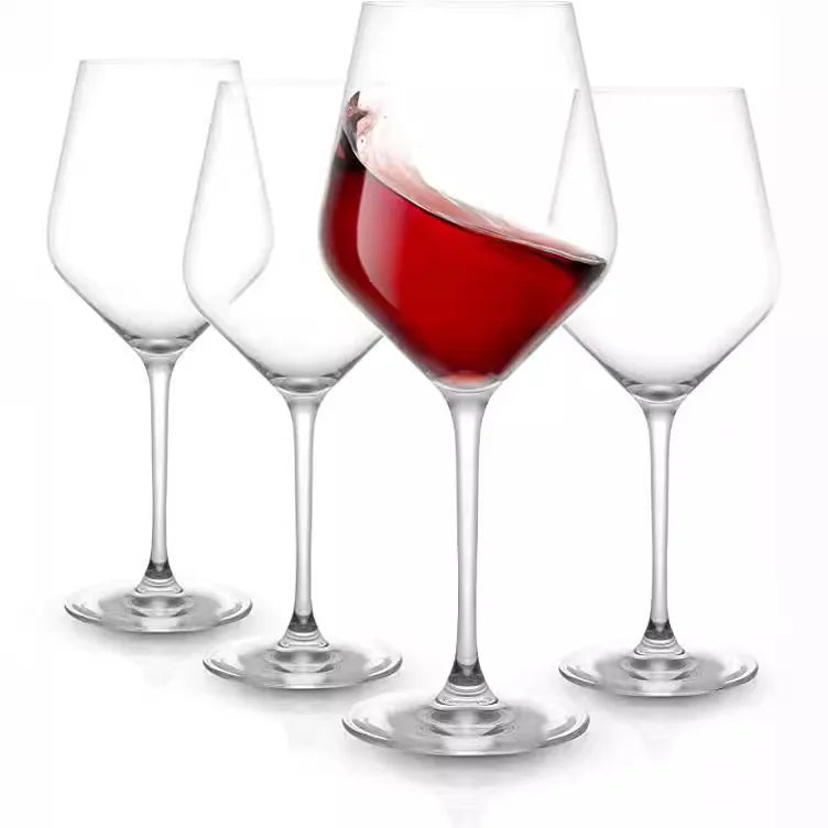 Clear Unbreakable Plastic Stem Wine Glass Cups Home Bar Accessories Goblet Vasos De Cristal Para Bar Tumbler Cups In Bulk Peaceful Pleasures Health and Wellness 4PCS