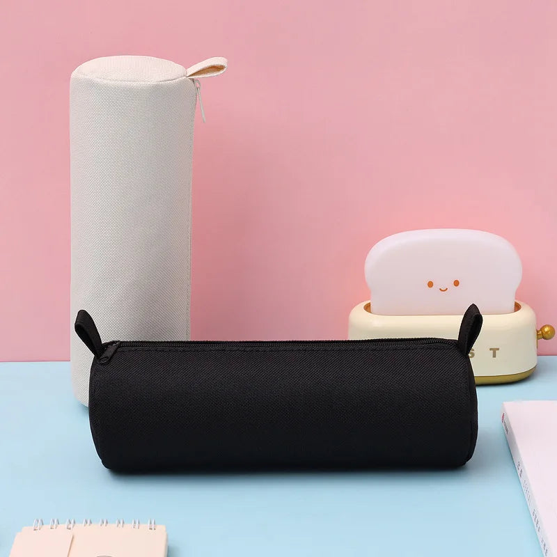 Bview Art Cartoon Cylinder Pencil Case Large Capacity Cute Stationery