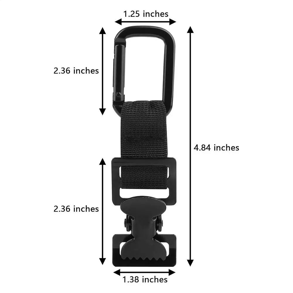 Serrated Work Gloves Clips Heavy-Duty Mitten Hanger & Safety Clamp For Belt, Construction, Warehouse & Welding, Glove Holder Peaceful Pleasures Health and Wellness A