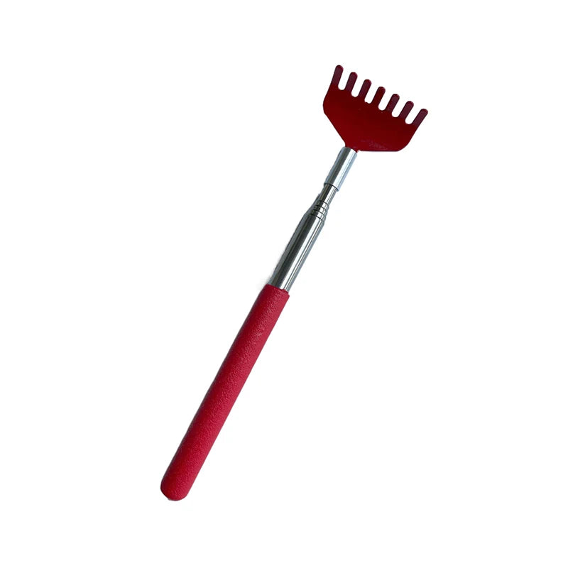 Telescopic Scratching Backscratcher Extendable Massage Claw For Back Scraper Massage Relax Back Scratcher Relieve Anti-itch Tool Peaceful Pleasures Health and Wellness Red