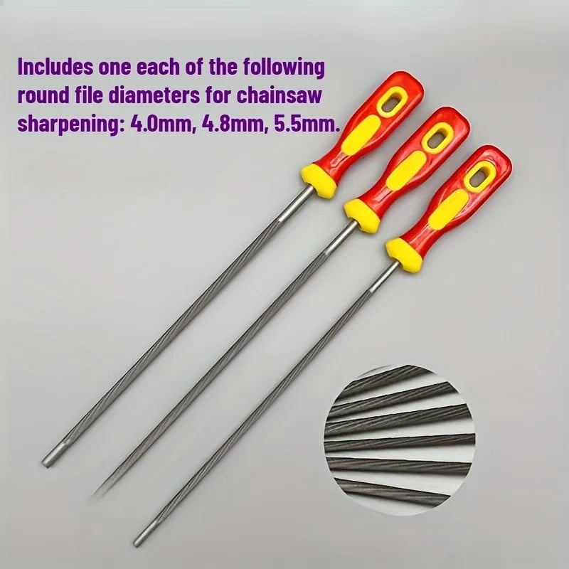 Handle Saw Chain File Logging 4 0 8 Diameter Electric Small Round