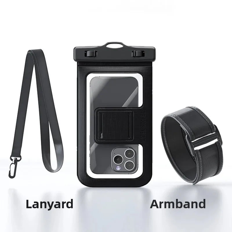 waterproof phone pouch for swimming bag phone case under water IPX8 waterproof bag diving phone case waterproof phone pack Peaceful Pleasures Health and Wellness