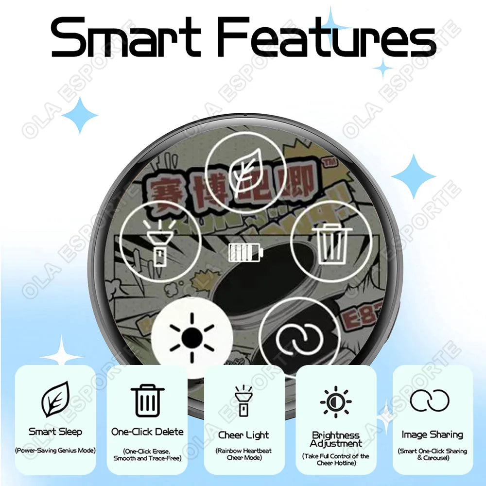HD Smart E-Badge | Display GIFs, Photos & Animations | Otaku Gift