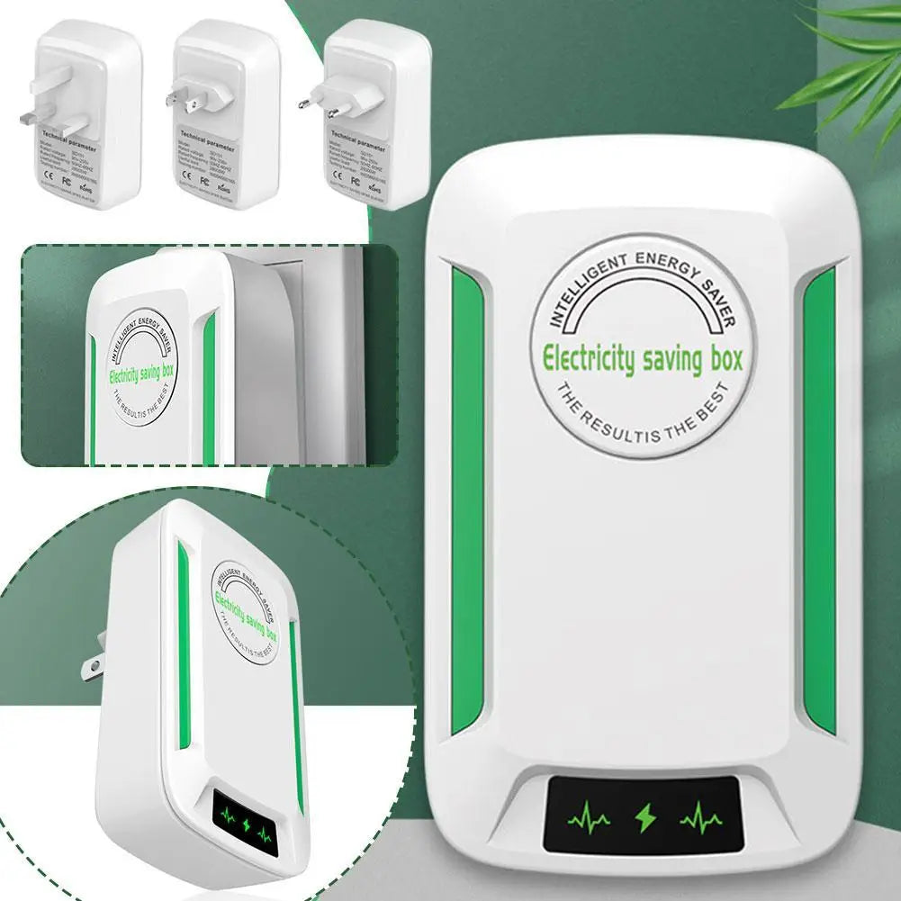 Intelligent Power Saver Plug – Household Electricity Saving Box with Leakage Alarm (SD101) Peaceful Pleasures Health and Wellness