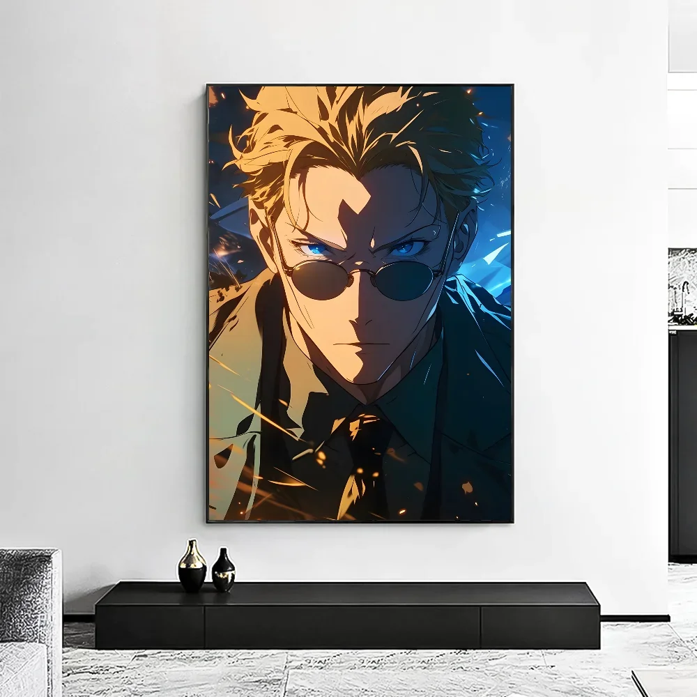 Jujutsu Kaisen Kento Nanami Minimalist Canvas Wall Art Print