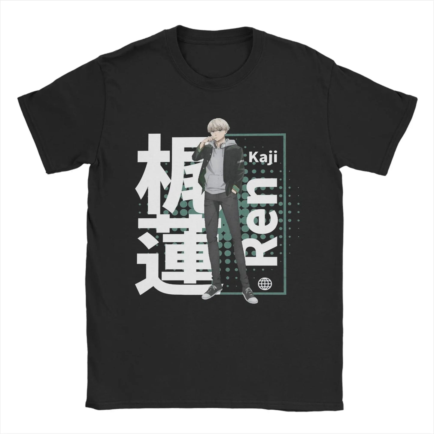 Wind Breaker Men's T Shirt Hayato Suo Funny Tees Short Sleeve O Neck T-Shirt 100% Cotton Big Size Clothing Peaceful Pleasures Health and Wellness