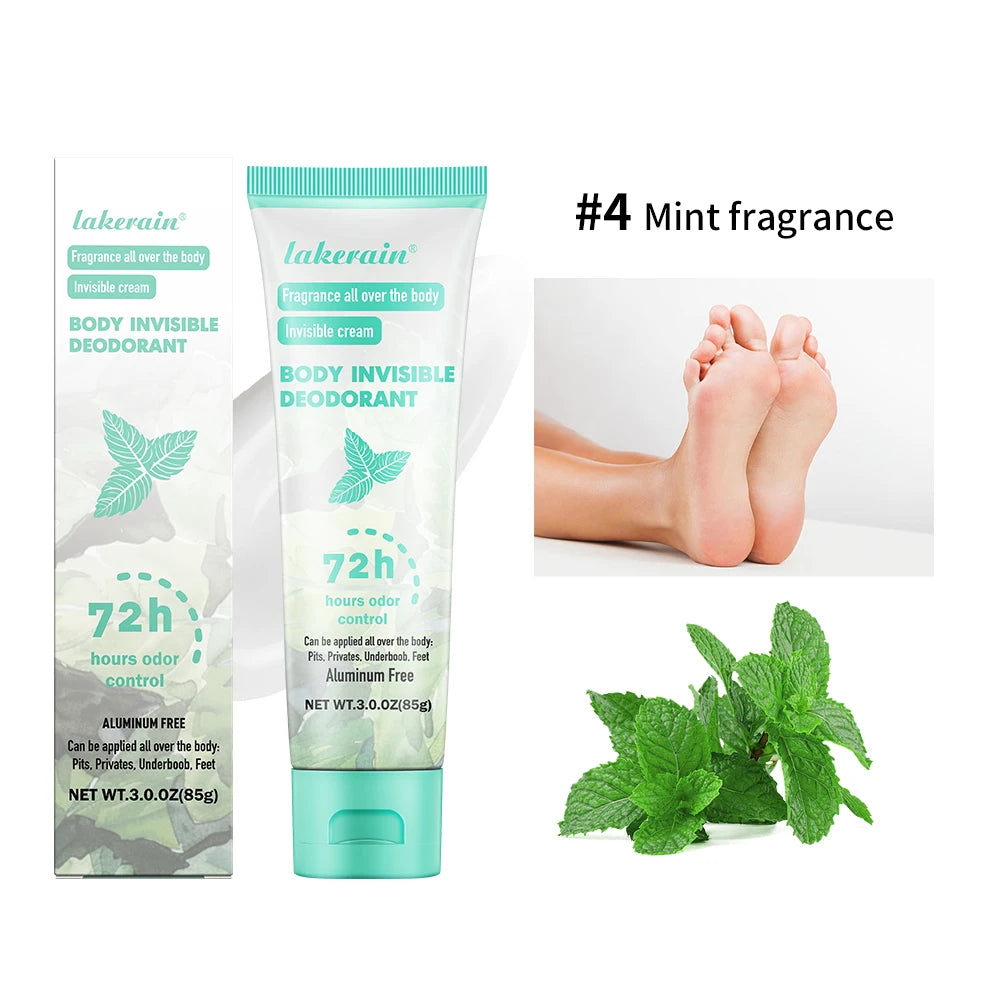 Lakerain Mint Deodorant Cream – 72Hr Aluminum-Free Odor Control Deodorant Cream Peaceful Pleasures Health and Wellness 4 Mint fragrance