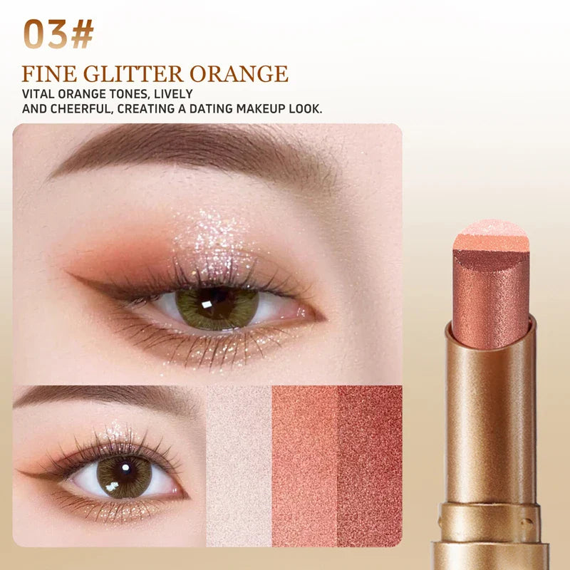 O'CHEAL 3-Color Glitter Eye Shadow Stick – Waterproof