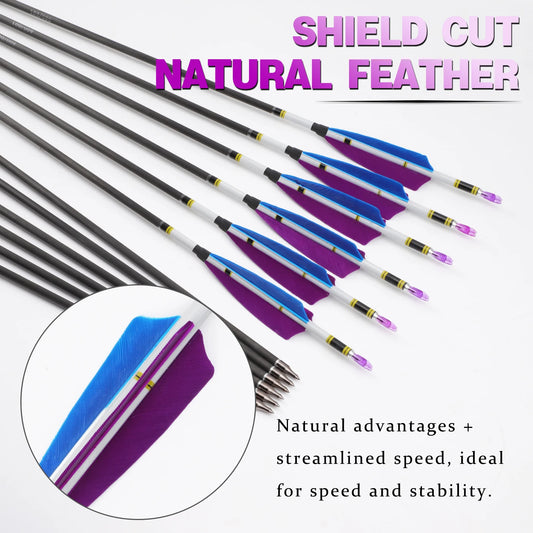 ACCMOS Straightness 0 001 Pure Carbon Arrows ID4 2 Spine300-1000 Peaceful Pleasures Health and Wellness ID6.2-12pcs-sp400