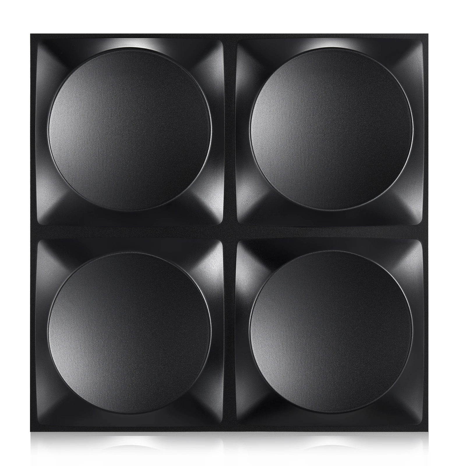 3D Wall Panels for Interior Wall Decor, Modern Diamond Textured Accent Wall Paneling for Gaming Living Room TV Wall Background Peaceful Pleasures Health and Wellness moon black 20pcs