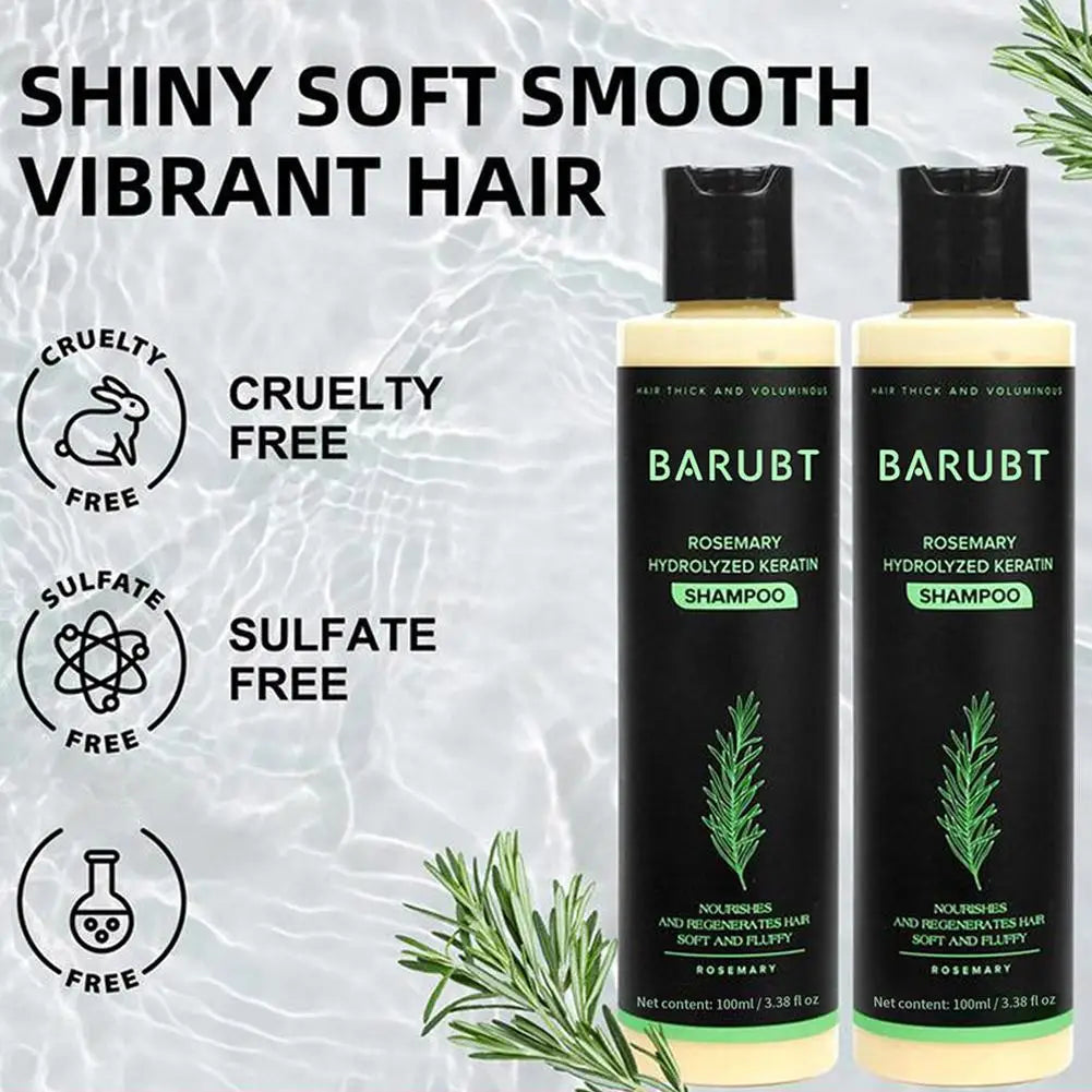 BIOAOUA Rosemary Keratin Shampoo – Hair Growth & Scalp Cleanse