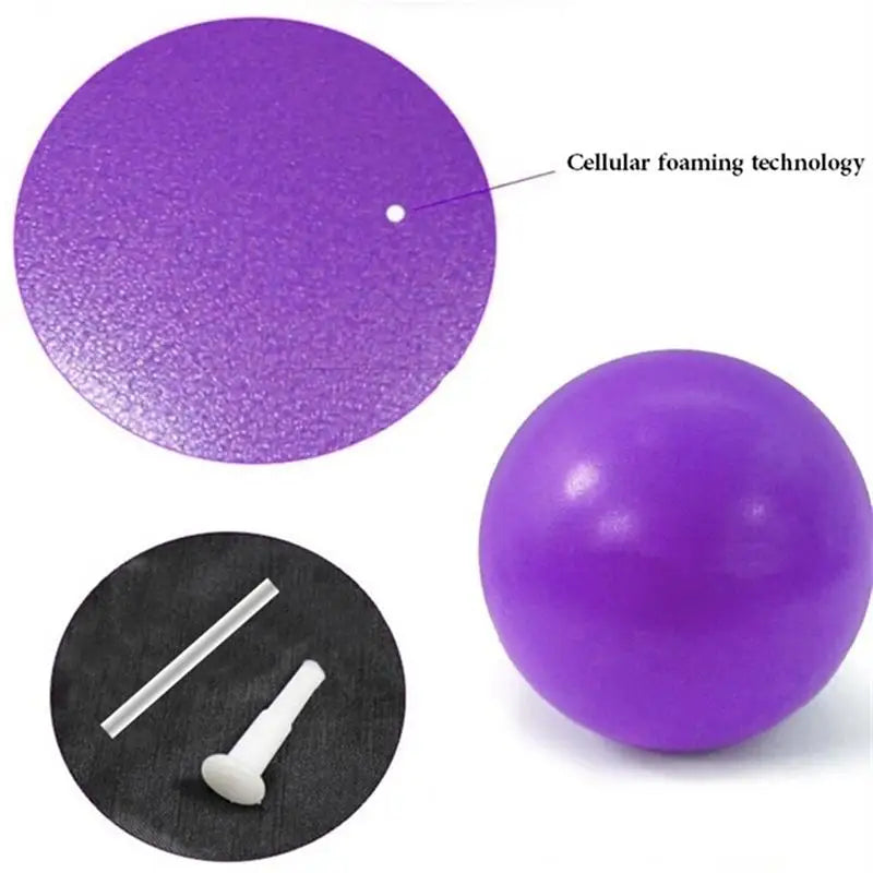 Matte Explosion Proof Mini Yoga Ball 25cm Pilates Ball Inflatable Gymnastics Ball Fitness Balls Gym Fitness Tools Peaceful Pleasures Health and Wellness