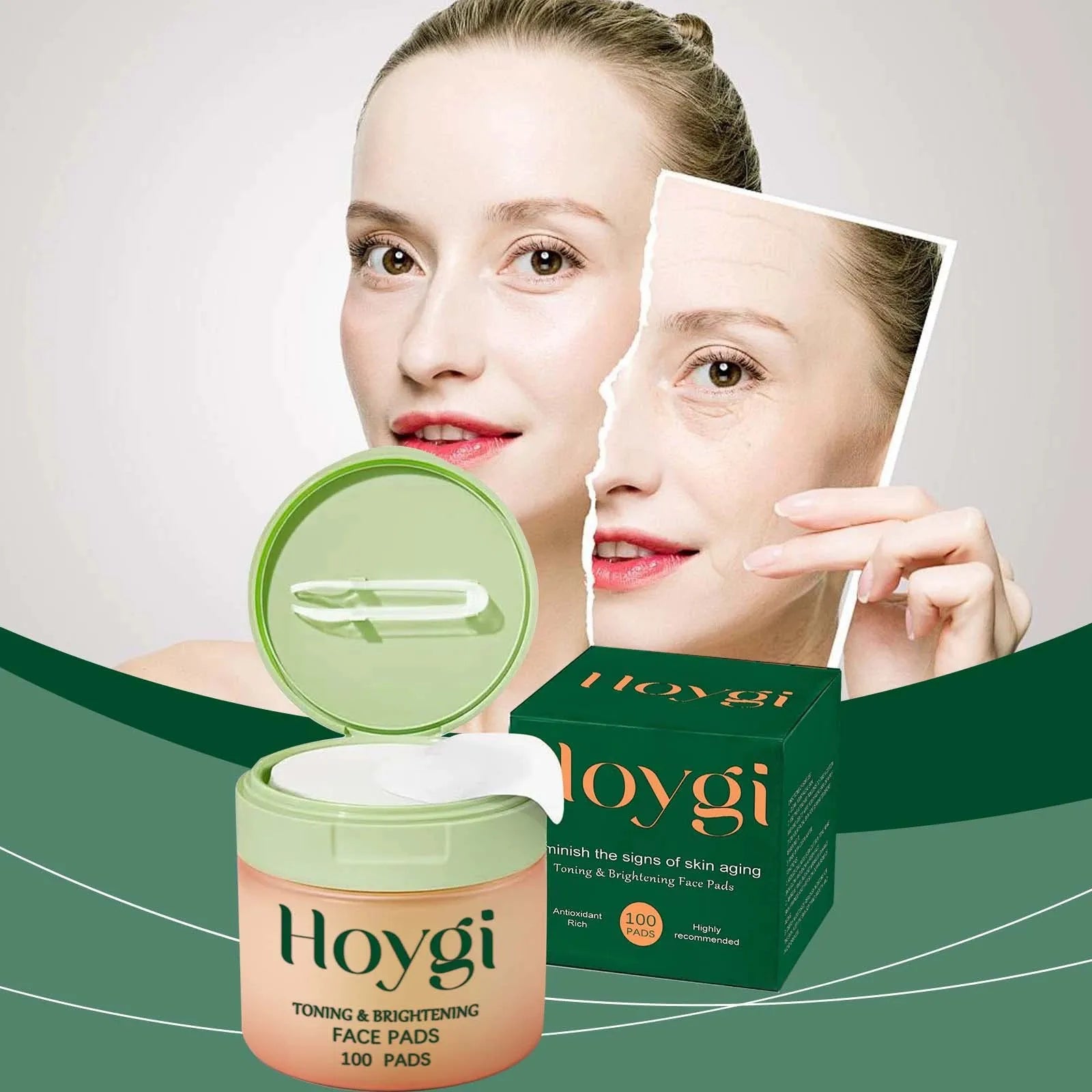 HOYGI Centella asiatica moisturizing cotton sheets Daily moisturizing cotton sheets Deeply hydrating and nourishing to enhance s Peaceful Pleasures Health and Wellness