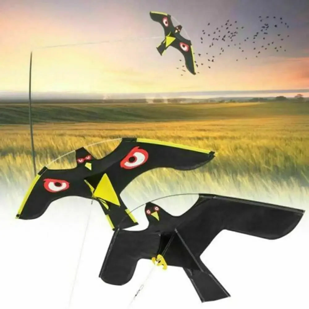 Emulation Flying Hawk Kite Bird Scarer Drive Bird Kite Bird Repellent for Garden Scarecrow Yard Kite scaring device Peaceful Pleasures Health and Wellness