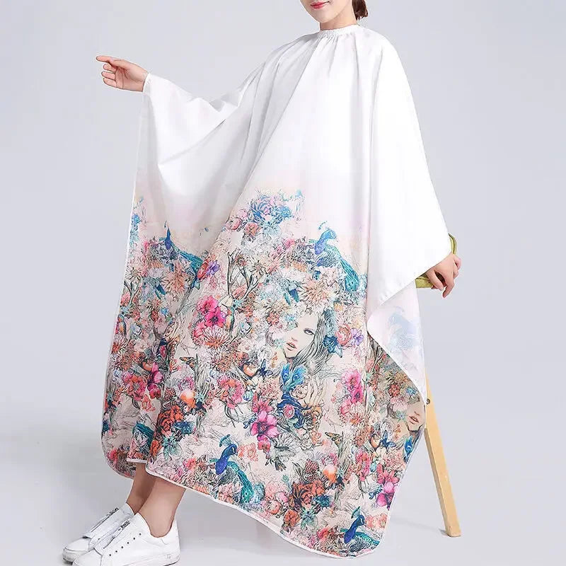 Antistatic Hair Cutting Cape – Barber Salon Gown 140×160cm Barber Salon Cape Peaceful Pleasures Health and Wellness WH