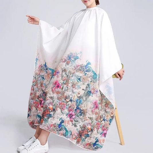 Antistatic Hair Cutting Cape – Barber Salon Gown 140×160cm Barber Salon Cape Peaceful Pleasures Health and Wellness WH