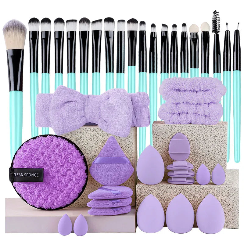 RUNTOIN 20Pc Makeup Brush Set – Soft Eye & Face Brushes Kit