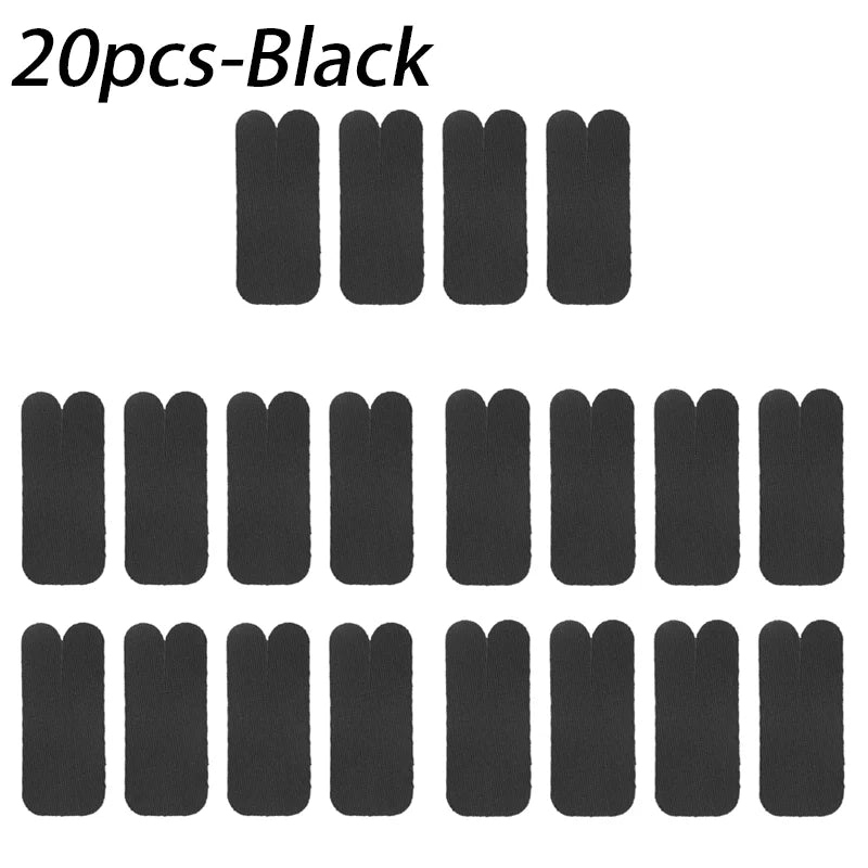 20pcs Hand And Wrist Thumb Joint Patches-Elastic Self-adhesive Sports Tape,For Thumb,Fingers And Toes Protection Peaceful Pleasures Health and Wellness Black One Size