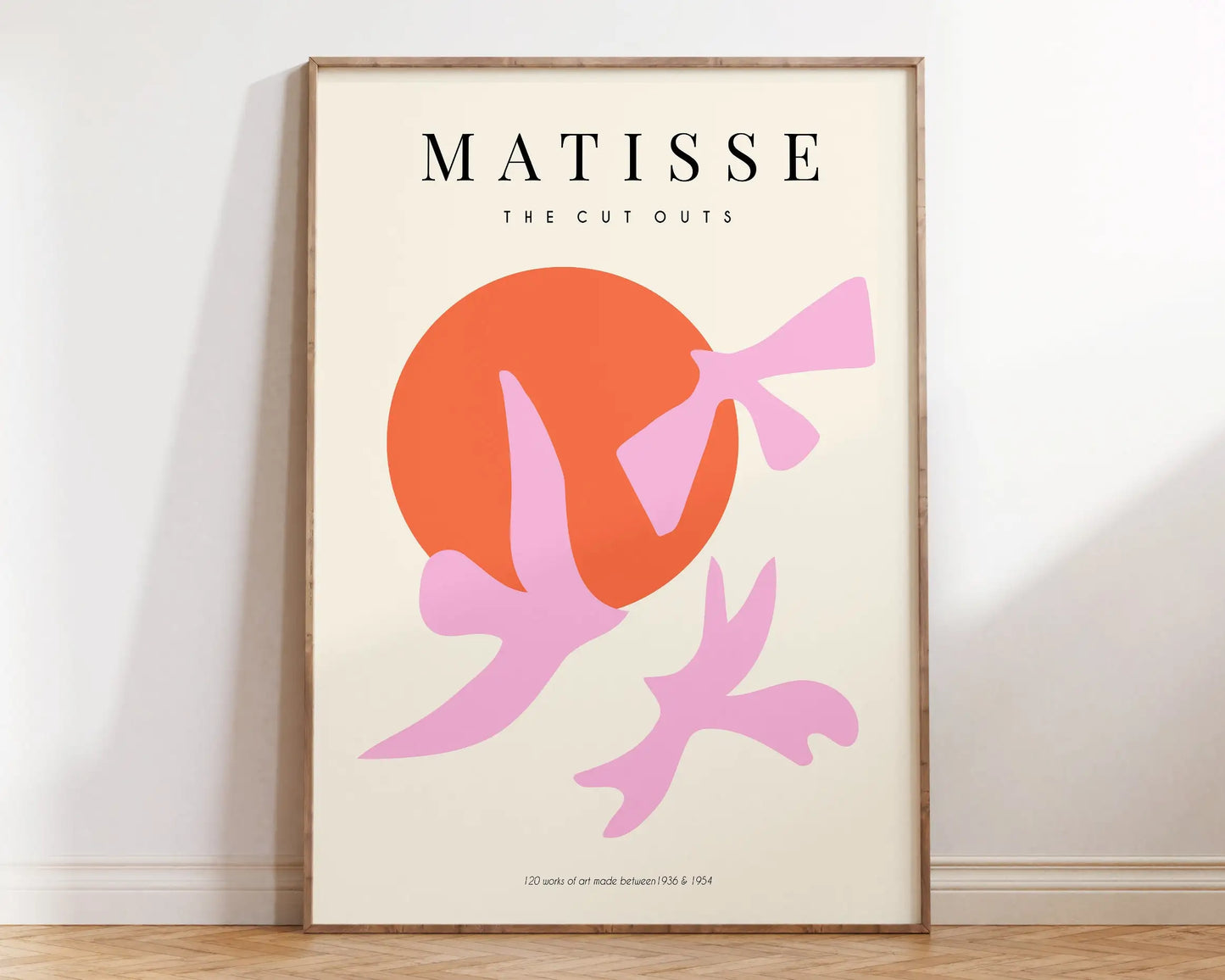 Matisse Abstract Floral Canvas Print | Botanical Wall Art Poster