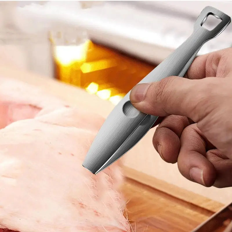 Fish Bone Tweezers Food Tweezer Fish Bone Removal Clamp Stainless Steel Fish Bone Tweezers Seafood Removal Tools Kitchen Gadget Peaceful Pleasures Health and Wellness