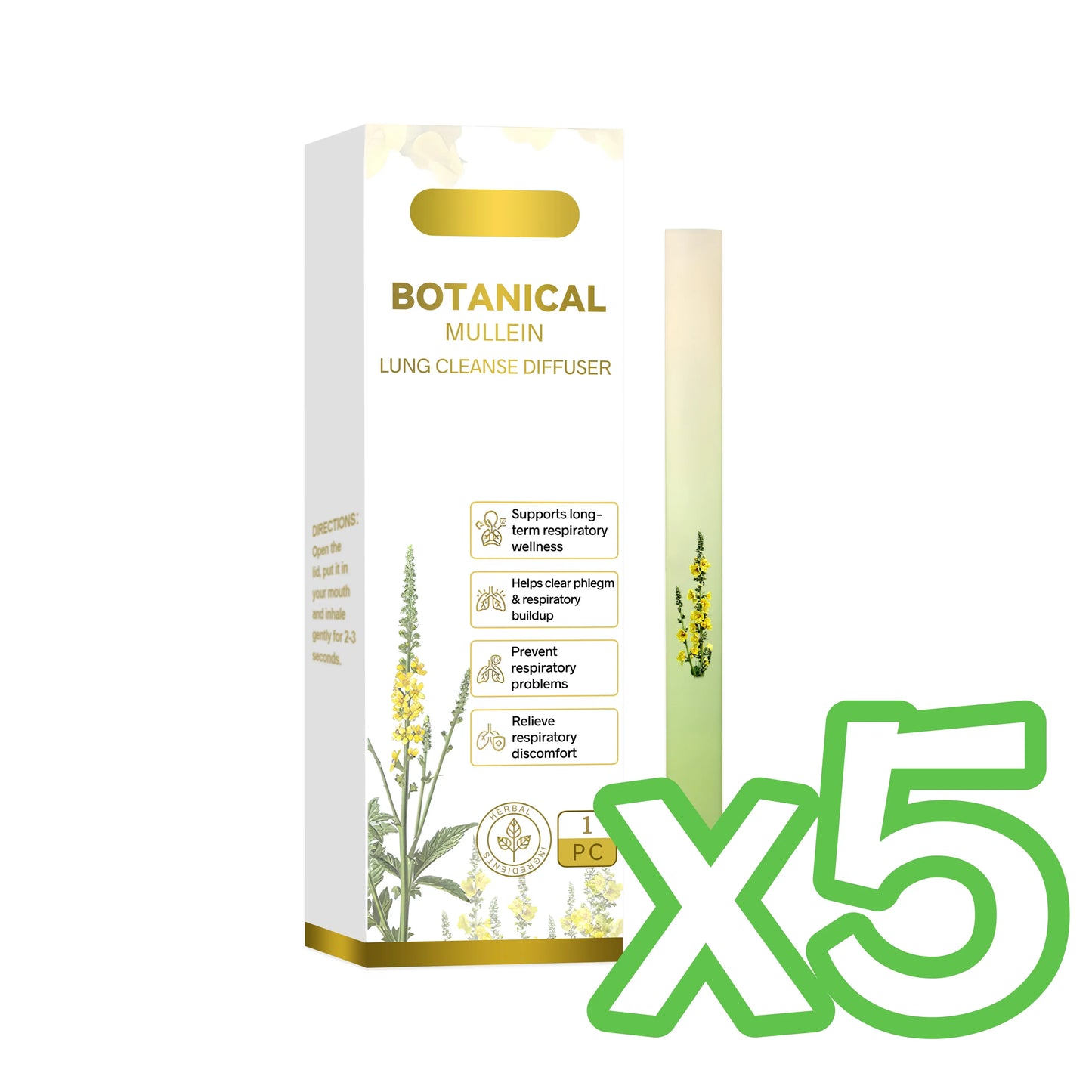 Herbal Nasal Inhaler Stick – Cooling Mint, Rosemary & Energy
