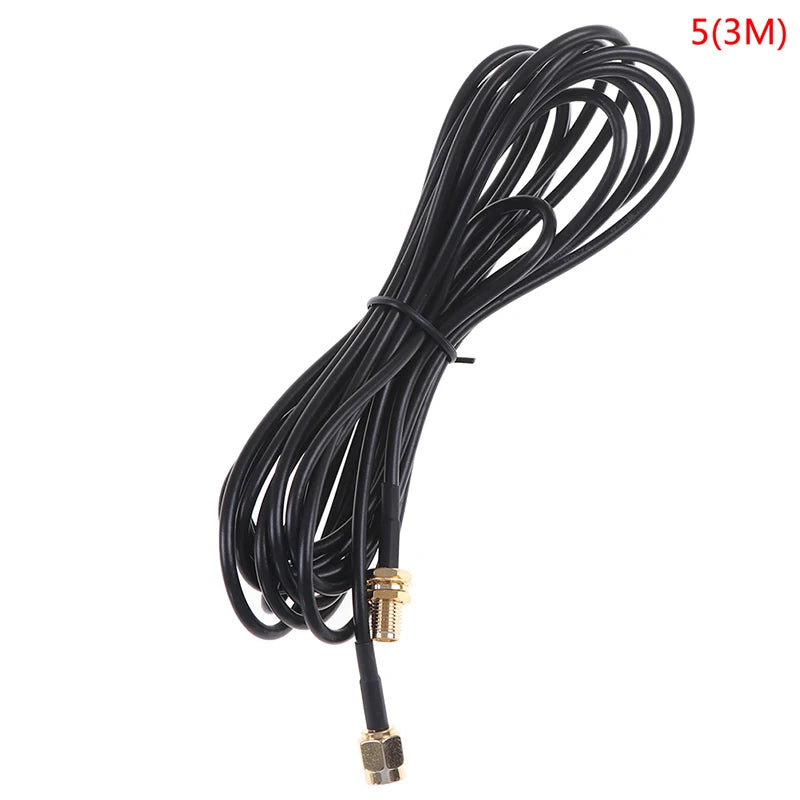 0.3-5M SMA Male to Female Cable RG174 RF Contor Adapter WIFI Antenna Cable Peaceful Pleasures Health and Wellness 53M