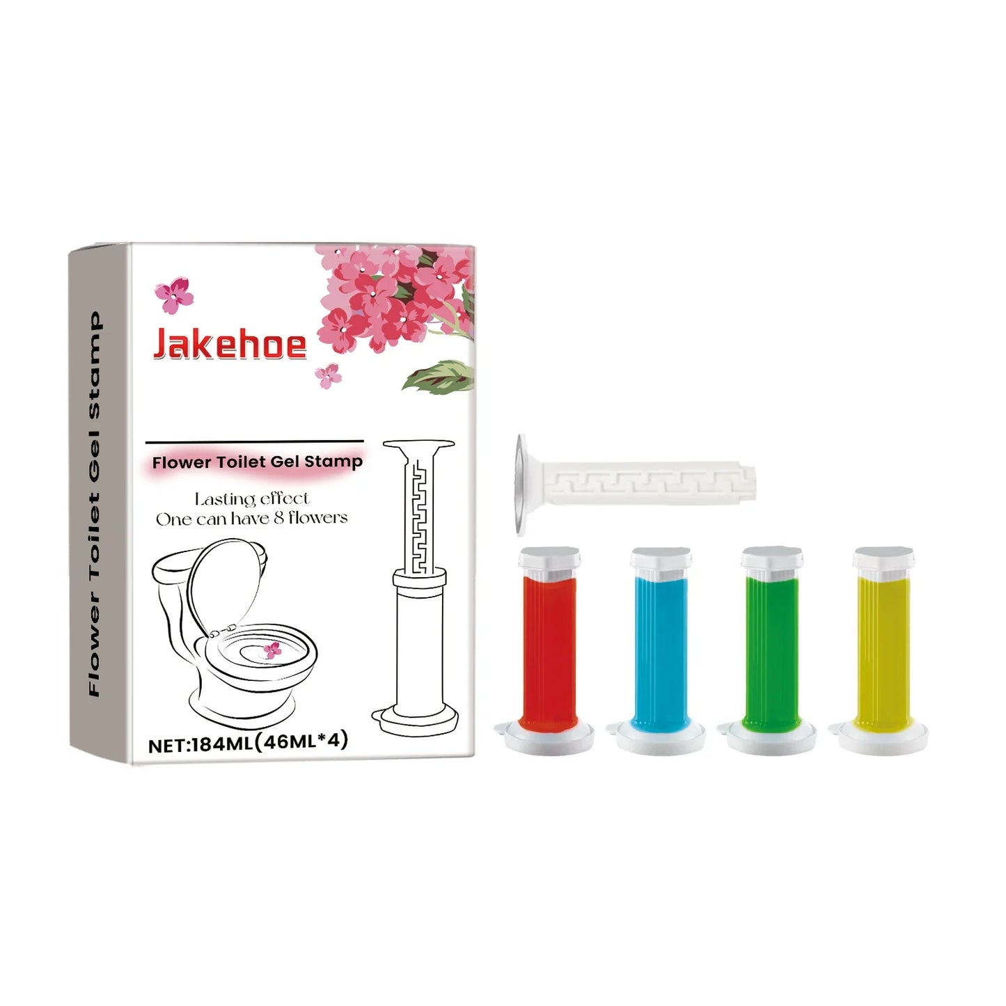JAKEHOE Toilet Bowl Cleaning Gel – Odor Remover & Stain Fighter