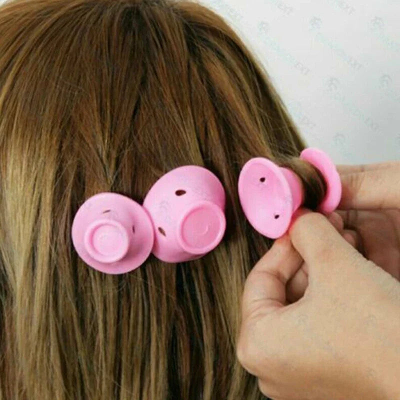 20/set Soft Rubber Hair Care Rollers Silicone Hair Curler No Heat No Clip Hair Curling Styling DIY Tool for Curler Peaceful Pleasures Health and Wellness