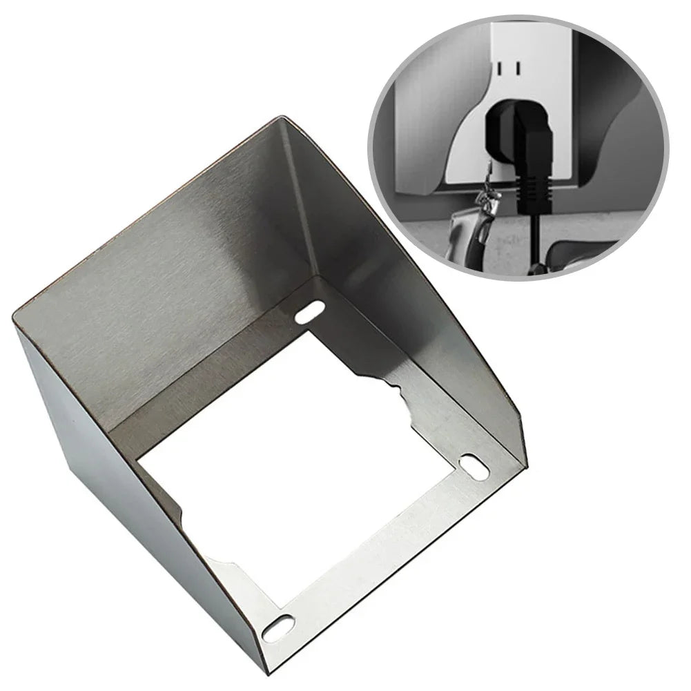 Stainless Steel Outdoor Socket Rain Cover | Waterproof