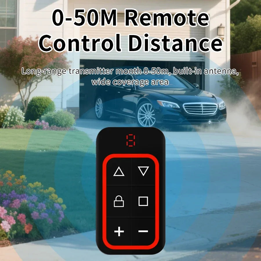 8-Channel 300-915MHz Garage Door Remote Duplicator | 433 868MHz