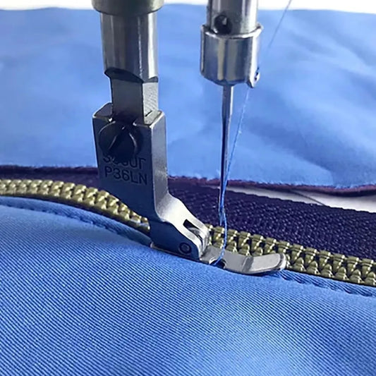 New P36N P36LN Cording Zipper Presser Foot All Steel Sewing Tools Guide Feet Industrial Sewing Machine Accessories Flat Car Peaceful Pleasures Health and Wellness