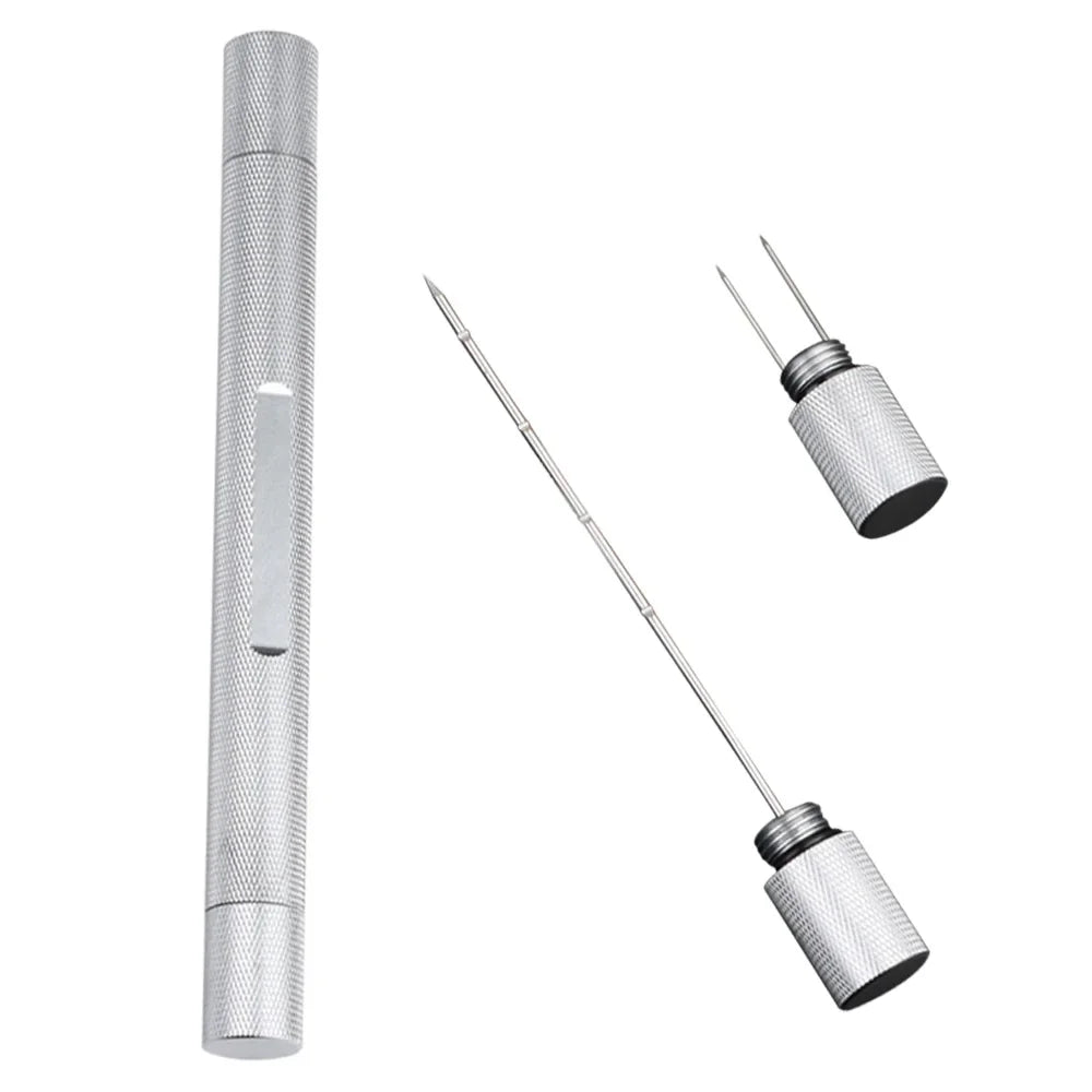 Light Weight Serrated Cigar Venting Needle Portable Unclogging Cigar Accessories Anti-scald Cigar Tray Hole Opener Drill Tool Peaceful Pleasures Health and Wellness