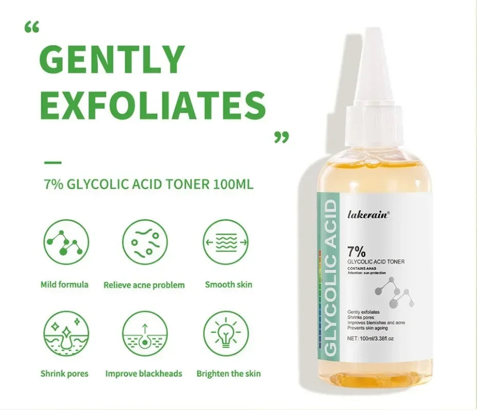 Glycolic Acid 7% Toning Solution Ordinary Acne Remover Lifting Firming Wrinkles Glowing Facial Skin Care Glycolic Acid Toner Peaceful Pleasures Health and Wellness