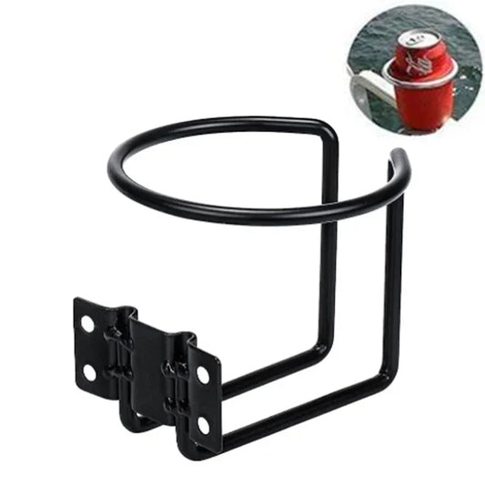 Metal Ring Cup Holder – Wall Mount for Bike, Yacht & Saddle Mounted Cup Holder Peaceful Pleasures Health and Wellness