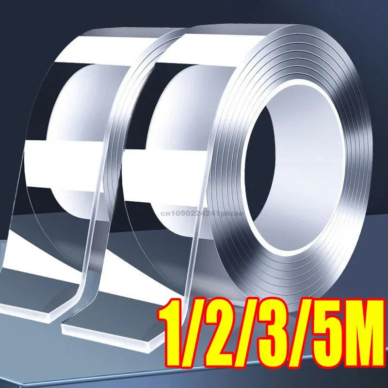 Nano Tape Double Sided – Transparent, Waterproof & Reusable