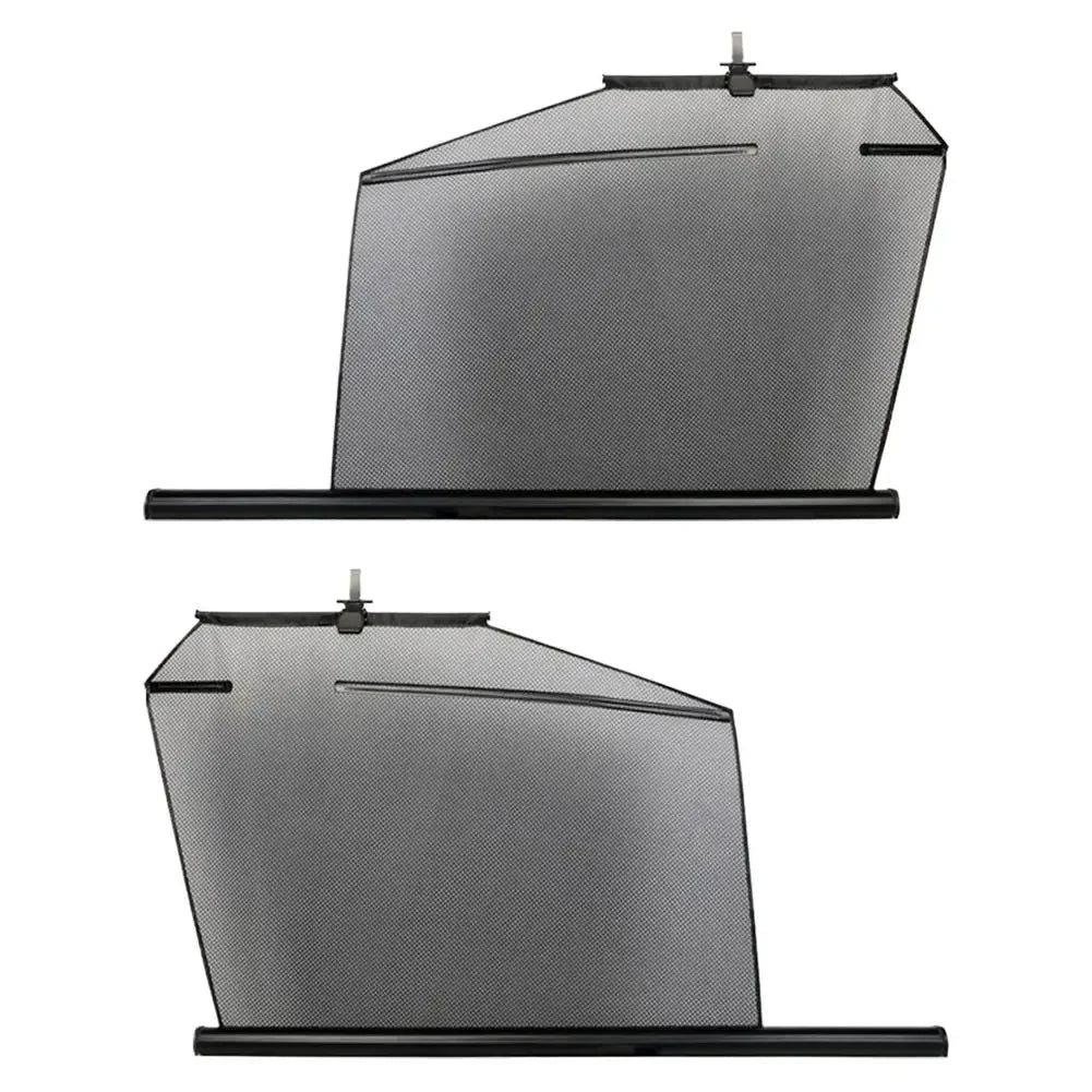 Car Auto Lifting Side Sunshade Curtain Heat Isolation Light Blocking UV Protection Heat Side Windshield Sunshade Accessories Peaceful Pleasures Health and Wellness 2pcs