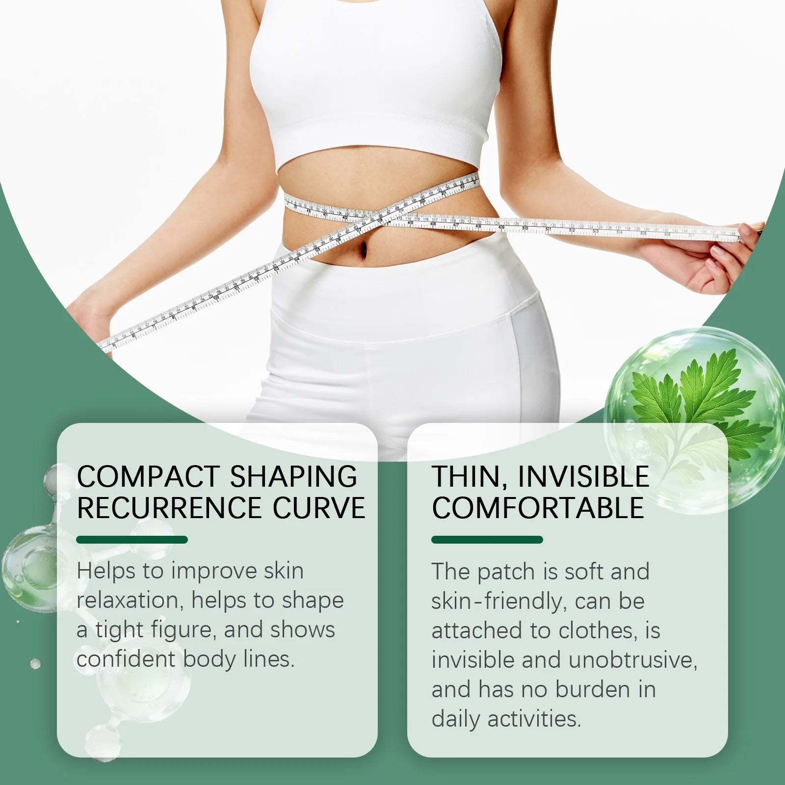 Herbal Body Care Patch Light and Moisturizing Skin, Refreshing, Breathable, Skin-Friendly, and Fitting Care Patch Peaceful Pleasures Health and Wellness