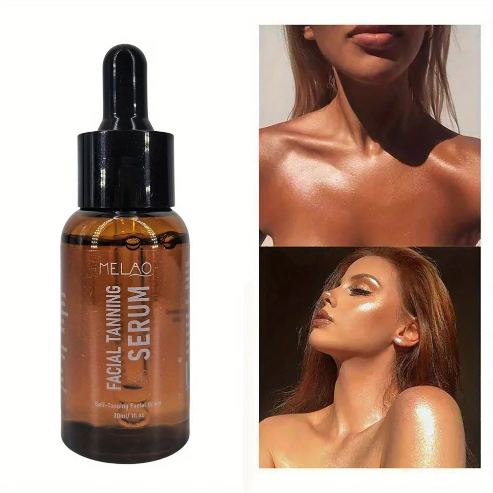 Melao Self-Tanning Drops – Moisturizing Bronzing Serum Face & Body