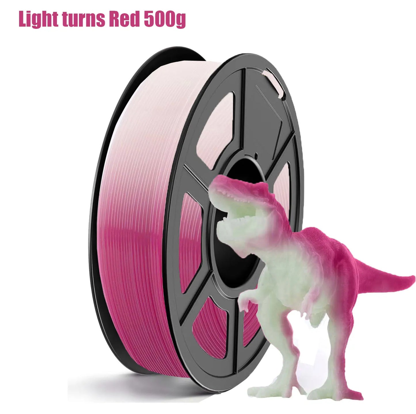 UV & Temp Color-Changing PLA Filament ±0.02mm | FDM 3D Printer