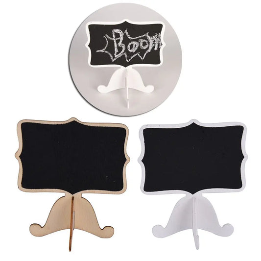 Mini Wooden Writing Small Blackboard Desktop Message Decorative Peaceful Pleasures Health and Wellness